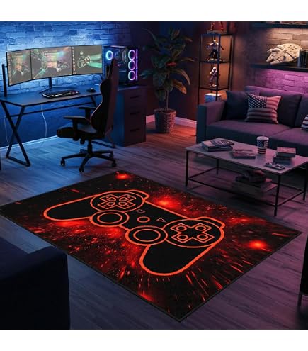 Amazon | PlayStation Square Rug - Playstation Controller Icons